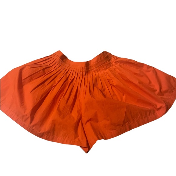 ULLA JOHNSON ALITA ORANGE SHORTS SIZE 8 - Picture 6 of 8
